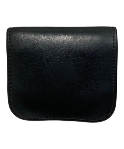 WILDSWANS（ワイルドスワンズ）WILDSWANS (ワイルドスワンズ) PALM-V2二つ折りウォレット ブラックの古着・服飾アイテム