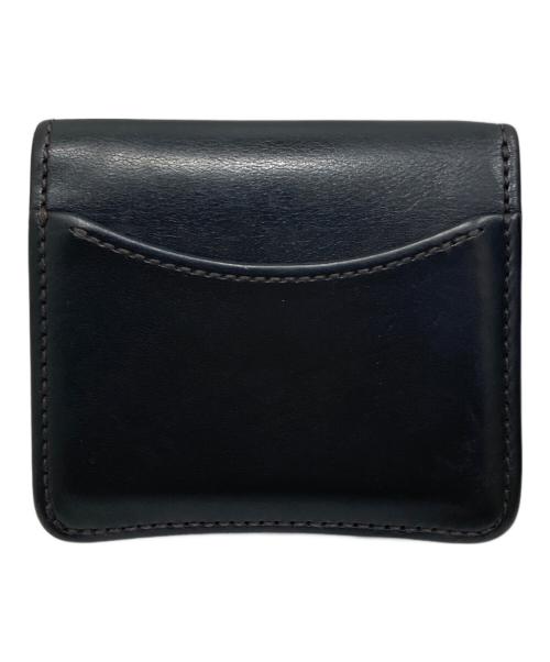 WILDSWANS（ワイルドスワンズ）WILDSWANS (ワイルドスワンズ) PALM-V2二つ折りウォレット ブラックの古着・服飾アイテム