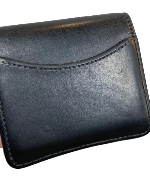 WILDSWANS（ワイルドスワンズ）WILDSWANS (ワイルドスワンズ) PALM-V2二つ折りウォレット ブラックの古着・服飾アイテム