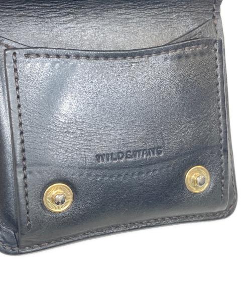 WILDSWANS（ワイルドスワンズ）WILDSWANS (ワイルドスワンズ) PALM-V2二つ折りウォレット ブラックの古着・服飾アイテム