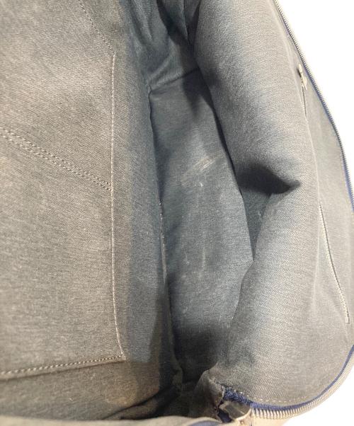 PELLE MORBIDA（ペッレモルビダ）PELLE MORBIDA (ペッレモルビダ) リモンタナイロン Rucksack グレー×ホワイトの古着・服飾アイテム