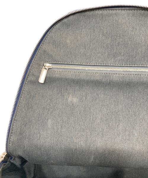 PELLE MORBIDA（ペッレモルビダ）PELLE MORBIDA (ペッレモルビダ) リモンタナイロン Rucksack グレー×ホワイトの古着・服飾アイテム