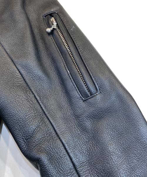 COOL SCAT（クールスキャット）COOL SCAT (クールスキャット) ダブルライダースジャケット ブラック サイズ:36の古着・服飾アイテム