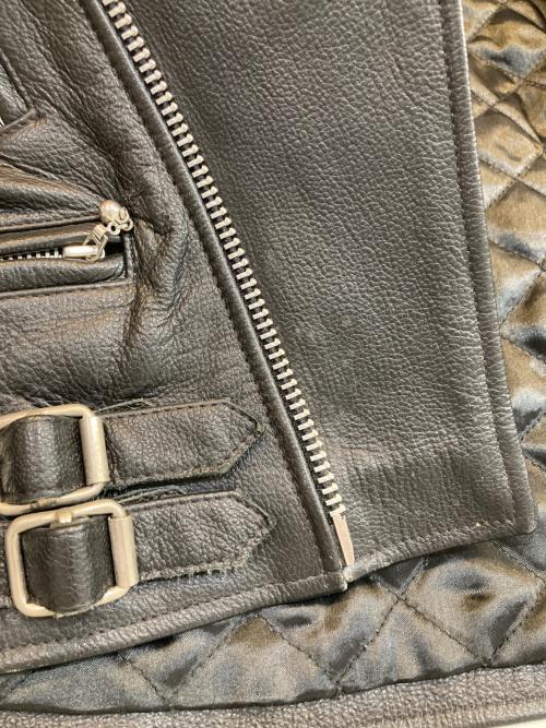 COOL SCAT（クールスキャット）COOL SCAT (クールスキャット) ダブルライダースジャケット ブラック サイズ:36の古着・服飾アイテム