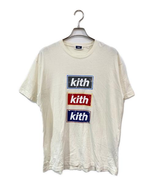 KITH（キス）KITH (キス) プリントTシャツ アイボリー サイズ:SIZE Mの古着・服飾アイテム