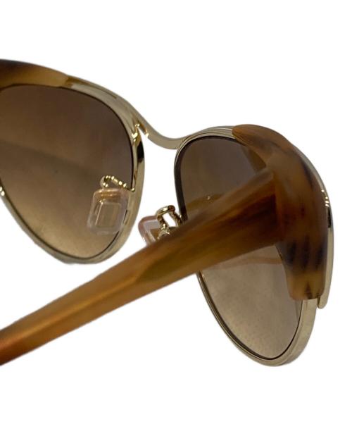MIU MIU（ミュウミュウ）MIU MIU (ミュウミュウ) サングラス ブラウンの古着・服飾アイテム