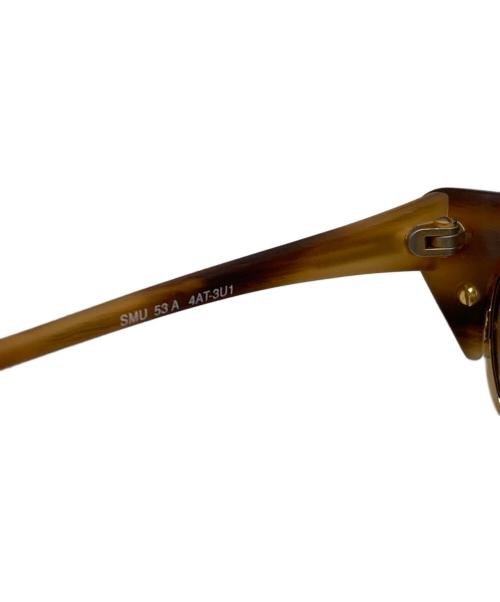 MIU MIU（ミュウミュウ）MIU MIU (ミュウミュウ) サングラス ブラウンの古着・服飾アイテム