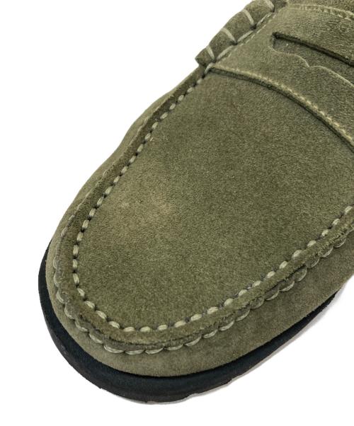 PARABOOT（パラブーツ）PARABOOT (パラブーツ) UNITED ARROWS (ユナイテッドアローズ) スウェードローファー オリーブ サイズ:SIZE 7の古着・服飾アイテム