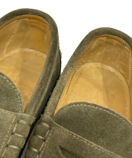 PARABOOT（パラブーツ）PARABOOT (パラブーツ) UNITED ARROWS (ユナイテッドアローズ) スウェードローファー オリーブ サイズ:SIZE 7の古着・服飾アイテム
