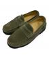 PARABOOT（パラブーツ）の古着「スウェードローファー」｜オリーブ