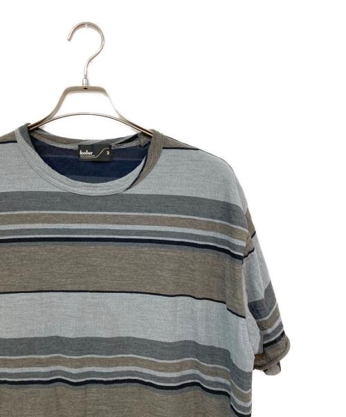 KOLOR（カラー）KOLOR (カラー) 半袖カットソー グレー サイズ:SIZE 2の古着・服飾アイテム
