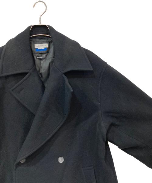 MAISON SPECIAL（メゾンスペシャル）MAISON SPECIAL (メゾンスペシャル) ダブルクロスメルトンプライムオーバーPコート ブラック サイズ:1の古着・服飾アイテム