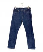 orSlowオアスロウ）の古着「105 セルビッチデニムパンツ」｜インディゴ