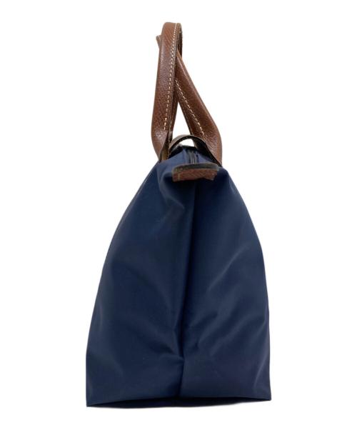LONGCHAMP（ロンシャン）LONGCHAMP (ロンシャン) ナイロンハンドバッグ ネイビーの古着・服飾アイテム