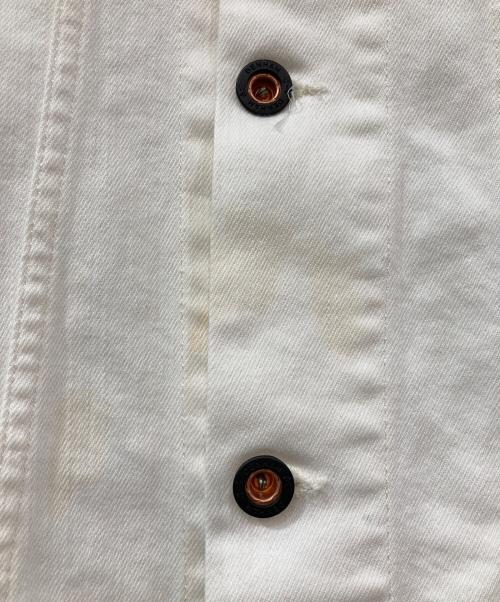 Denham（デンハム）Denham (デンハム) 3rdタイプ風デニムジャケット ホワイト サイズ:Sの古着・服飾アイテム