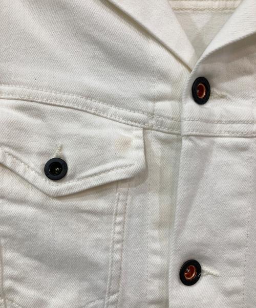 Denham（デンハム）Denham (デンハム) 3rdタイプ風デニムジャケット ホワイト サイズ:Sの古着・服飾アイテム