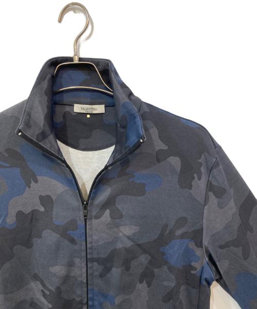 VALENTINO（ヴァレンティノ）VALENTINO (ヴァレンティノ) トラックジャケット グレー×ネイビー サイズ:Mの古着・服飾アイテム