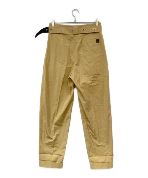 LOUIS VUITTON（ルイ ヴィトン）LOUIS VUITTON (ルイ ヴィトン) ベルテッドパンツ ベージュ サイズ:40の古着・服飾アイテム