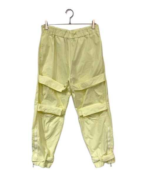 LOUIS VUITTON（ルイ ヴィトン）LOUIS VUITTON (ルイ ヴィトン) モノグラムフクアンドループジップパンツ イエロー サイズ:40の古着・服飾アイテム