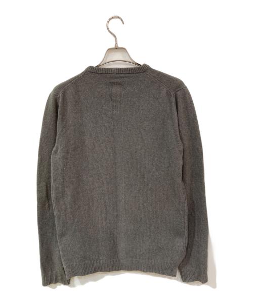 RICK OWENS（リックオウエンス）RICK OWENS (リックオウエンス) BIKER CASHMERE SWEATER グレー サイズ:XLの古着・服飾アイテム