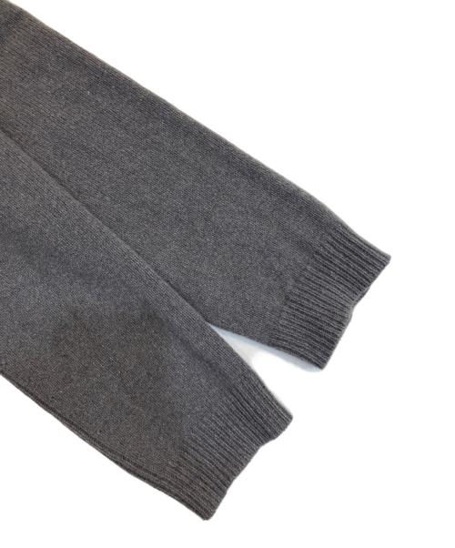 RICK OWENS（リックオウエンス）RICK OWENS (リックオウエンス) BIKER CASHMERE SWEATER グレー サイズ:XLの古着・服飾アイテム