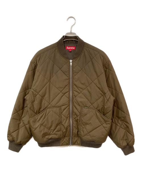 SUPREME（シュプリーム）Supreme (シュプリーム) AOI Quilted Work Jacket ブラウン サイズ:Mの古着・服飾アイテム