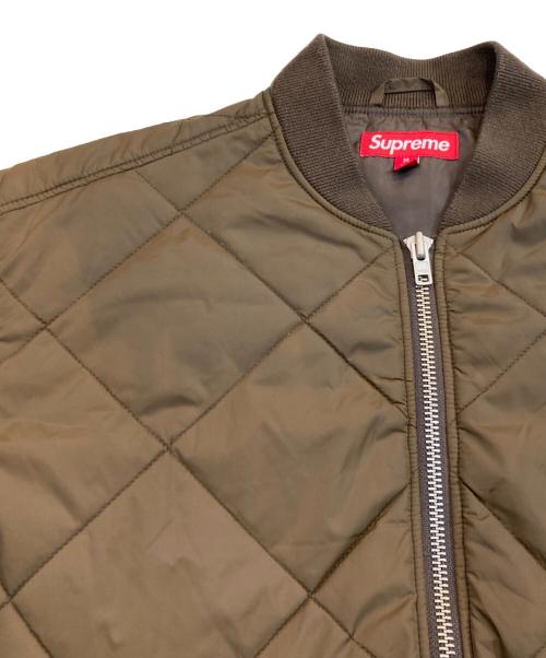 SUPREME（シュプリーム）Supreme (シュプリーム) AOI Quilted Work Jacket ブラウン サイズ:Mの古着・服飾アイテム