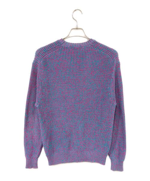 SUPREME（シュプリーム）SUPREME (シュプリーム) Melange Rib Knit Sweater Small Box Logo/メランジリブニットセータースモールボックスロゴ パープル サイズ:SIZE Sの古着・服飾アイテム