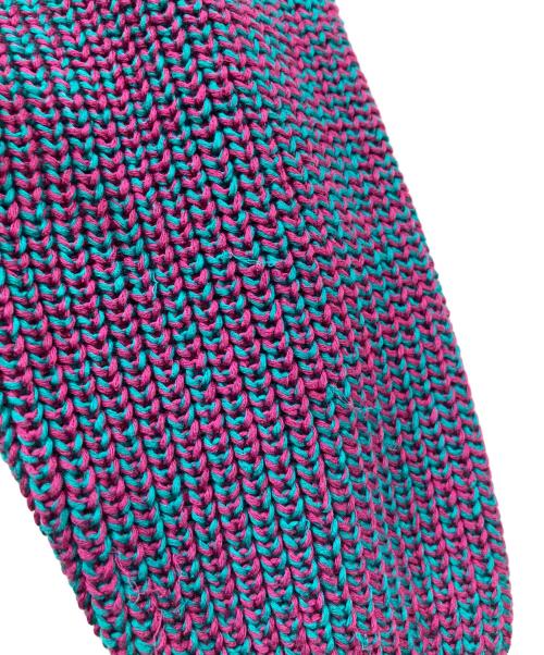 SUPREME（シュプリーム）SUPREME (シュプリーム) Melange Rib Knit Sweater Small Box Logo/メランジリブニットセータースモールボックスロゴ パープル サイズ:SIZE Sの古着・服飾アイテム