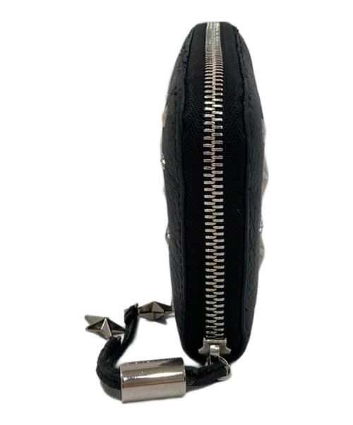 JIMMY CHOO（ジミーチュウ）JIMMY CHOO (ジミーチュウ) スタースタッズ長財布 ブラックの古着・服飾アイテム