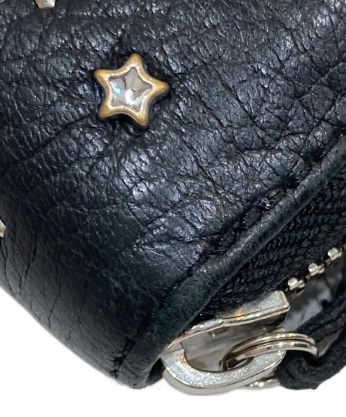 JIMMY CHOO（ジミーチュウ）JIMMY CHOO (ジミーチュウ) スタースタッズ長財布 ブラックの古着・服飾アイテム