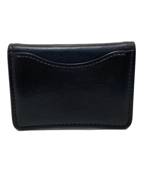 WILDSWANS（ワイルドスワンズ）WILDSWANS (ワイルドスワンズ) レザーコインケース ブラックの古着・服飾アイテム