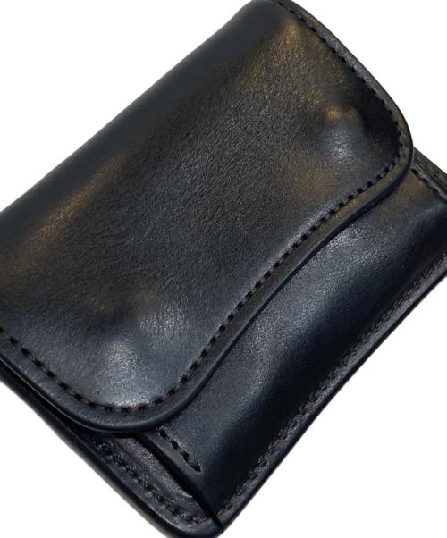 WILDSWANS（ワイルドスワンズ）WILDSWANS (ワイルドスワンズ) レザーコインケース ブラックの古着・服飾アイテム