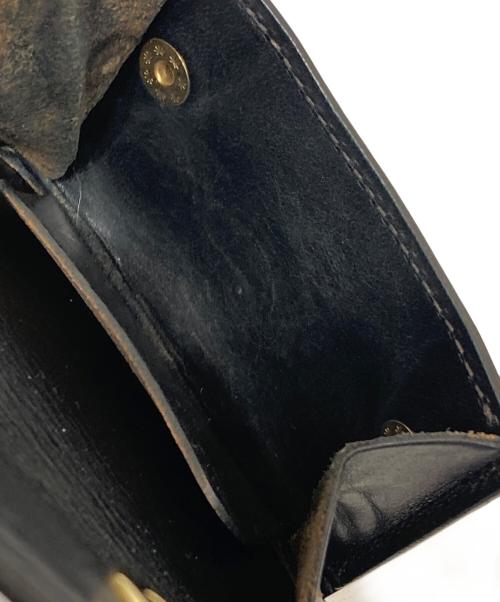 WILDSWANS（ワイルドスワンズ）WILDSWANS (ワイルドスワンズ) レザーコインケース ブラックの古着・服飾アイテム