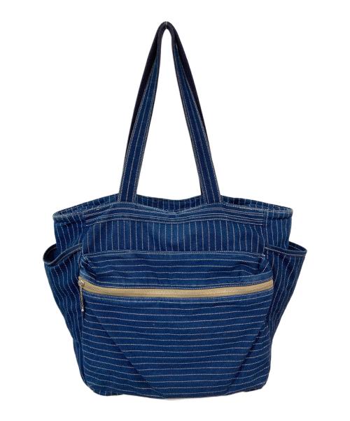 freewheelers（フリーホイーラーズ）FREEWHEELERS (フリーホイーラーズ) ALLEN ウォバッシュトートバッグ インディゴの古着・服飾アイテム