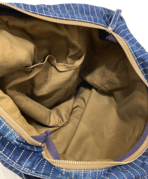 freewheelers（フリーホイーラーズ）FREEWHEELERS (フリーホイーラーズ) ALLEN ウォバッシュトートバッグ インディゴの古着・服飾アイテム