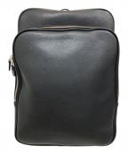 BARNEYS NEWYORKバーニーズ・ニューヨーク）の古着「レザーバックパック」｜ブラック