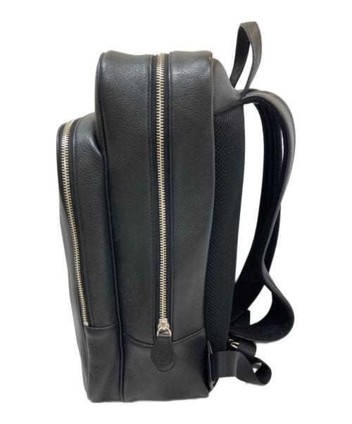 BARNEYS NEWYORK（バーニーズ・ニューヨーク）BARNEYS NEWYORK (バーニーズ・ニューヨーク) レザーバックパック ブラックの古着・服飾アイテム