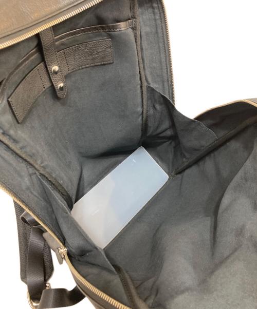 BARNEYS NEWYORK（バーニーズ・ニューヨーク）BARNEYS NEWYORK (バーニーズ・ニューヨーク) レザーバックパック ブラックの古着・服飾アイテム