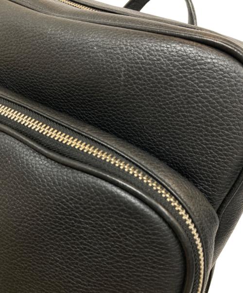 BARNEYS NEWYORK（バーニーズ・ニューヨーク）BARNEYS NEWYORK (バーニーズ・ニューヨーク) レザーバックパック ブラックの古着・服飾アイテム