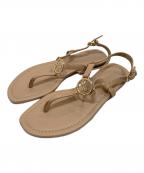 COACHコーチ）の古着「ジャスミンペダルサンダル」｜ベージュ