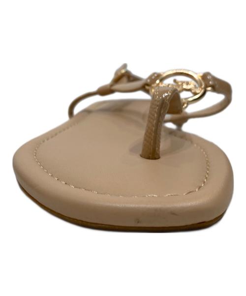 COACH（コーチ）COACH (コーチ) ジャスミンペダルサンダル ベージュ サイズ:23㎝の古着・服飾アイテム