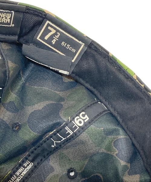 New Era（ニューエラ）New Era (ニューエラ) A BATHING APE (ア ベイシング エイプ) キャップ グリーンの古着・服飾アイテム