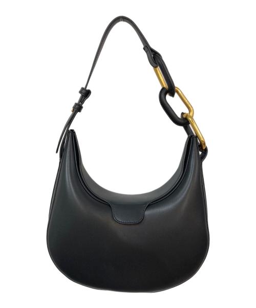 CHARLES & KEITH（チャールズアンドキース）CHARLES & KEITH (チャールズ＆キース) メタリックアクセントムーンバッグ ブラックの古着・服飾アイテム