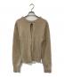 CLANE（クラネ）の古着「W FACE CENTER SLIT KNIT TOPS/Wフェイスセンタースリットニットトップ」｜ベージュ