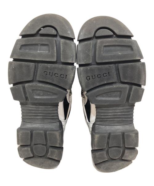 GUCCI（グッチ）GUCCI (グッチ) フラッシュトレックトレッキングブーツ シルバー・ブラック サイズ:SIZE 7の古着・服飾アイテム