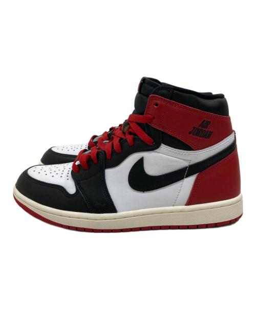 NIKE（ナイキ）NIKE (ナイキ) Air Jordan 1 Retro High OG Black Toe Reimagined/エアジョーダン１レトロハイOGブラックトウリイマジンド レッド×ブラック サイズ:SIZE 26.5cmの古着・服飾アイテム
