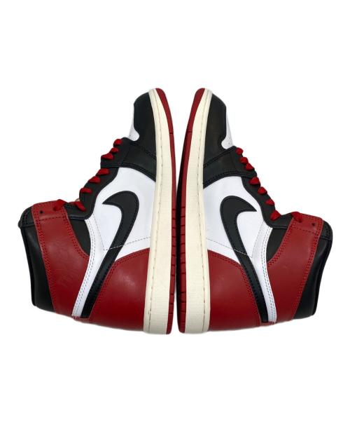 NIKE（ナイキ）NIKE (ナイキ) Air Jordan 1 Retro High OG Black Toe Reimagined/エアジョーダン１レトロハイOGブラックトウリイマジンド レッド×ブラック サイズ:SIZE 26.5cmの古着・服飾アイテム