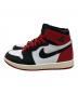 NIKE (ナイキ) Air Jordan 1 Retro High OG Black Toe Reimagined/エアジョーダン１レトロハイOGブラックトウリイマジンド レッド×ブラック サイズ:SIZE 26.5cm：20000円