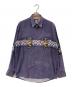 Wrangler（ラングラー）の古着「プリントウエスタンシャツ」｜パープル